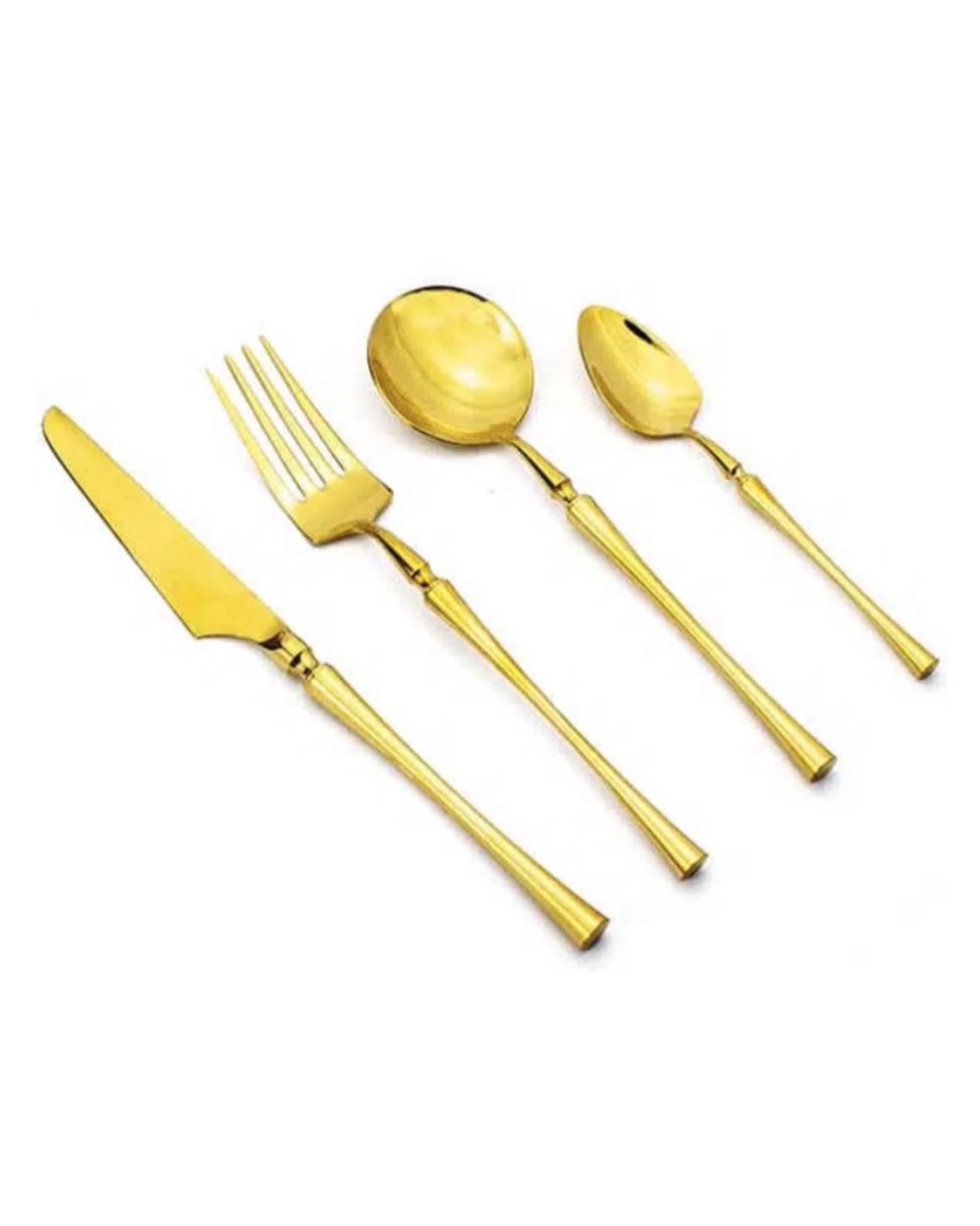 Gold Venice Cutlery Set