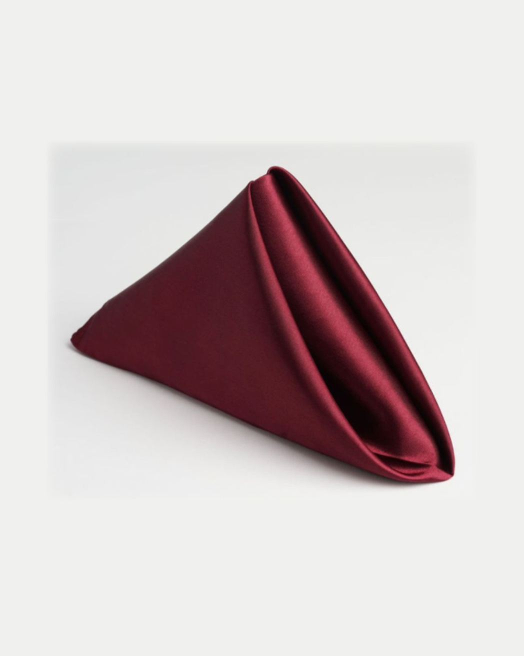 Maroon Satin Napkin