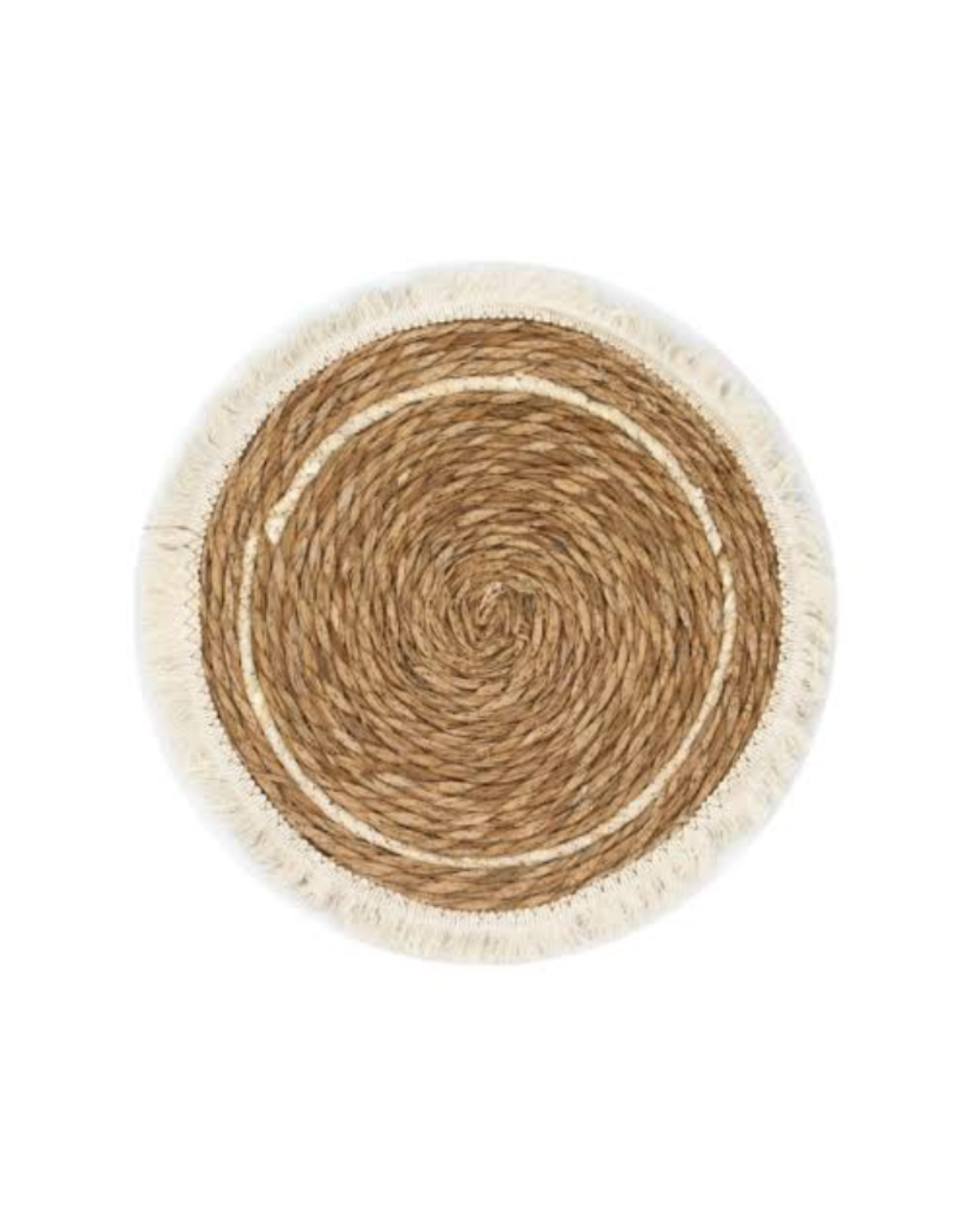 Woven Placemat With Fringes
